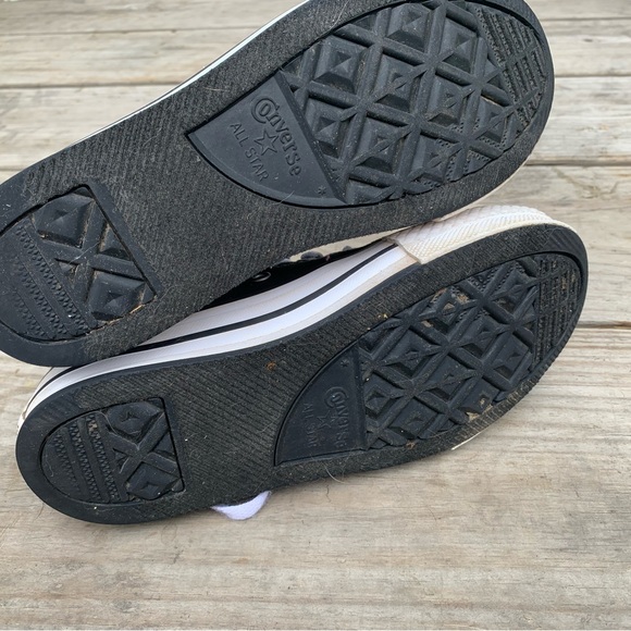 CONVERSE ALL STAR Chuck Taylor Youth Size US 2 EUR 33.5 Black Sneakers - Picture 8 of 8